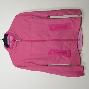 Peter Millar Warmth Fleece Jacket Pink Full-Zip Plush Lining Women's Size Small